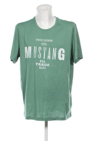 Ανδρικό t-shirt Mustang, Μέγεθος 3XL, Χρώμα Πράσινο, Τιμή 15,98 €