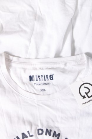 Ανδρικό t-shirt Mustang, Μέγεθος 3XL, Χρώμα Λευκό, Τιμή 15,98 €