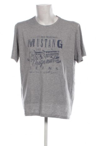 Ανδρικό t-shirt Mustang, Μέγεθος 3XL, Χρώμα Γκρί, Τιμή 6,50 €