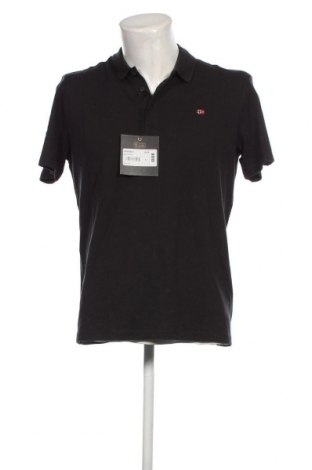Herren T-Shirt Napapijri, Größe M, Farbe Schwarz, Preis € 37,11