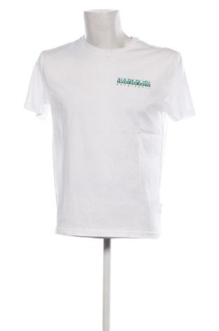 Herren T-Shirt Napapijri, Größe M, Farbe Weiß, Preis € 37,11