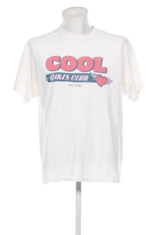 Ανδρικό t-shirt Nasty Gal, Μέγεθος M, Χρώμα Εκρού, Τιμή 9,43 €