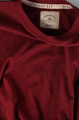 Мъжка тениска Newport Bay Sailing Club, Размер S, Цвят Червен, Цена 31,00 лв.