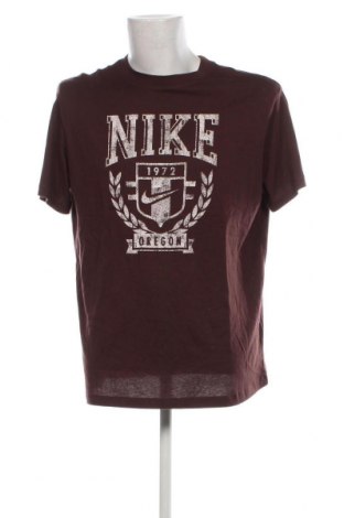 Męski T-shirt Nike, Rozmiar M, Kolor Brązowy, Cena 165,26 zł