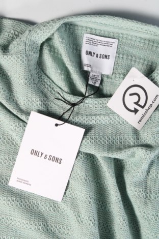 Herren T-Shirt Only & Sons, Größe L, Farbe Grün, Preis 10,82 €