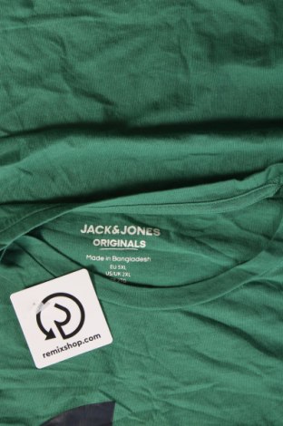 Ανδρικό t-shirt Originals By Jack & Jones, Μέγεθος 5XL, Χρώμα Πράσινο, Τιμή 8,66 €
