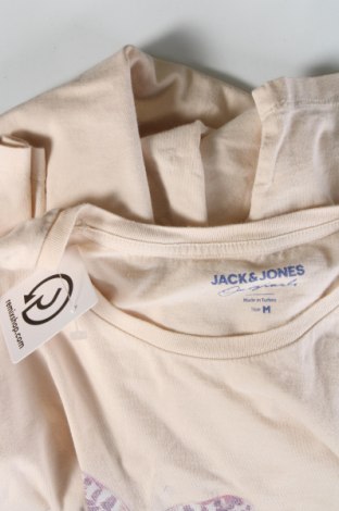 Herren T-Shirt Originals By Jack & Jones, Größe M, Farbe Beige, Preis € 7,00