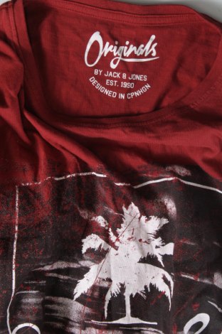 Męski T-shirt Originals By Jack & Jones, Rozmiar XS, Kolor Czerwony, Cena 82,99 zł