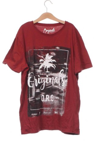 Ανδρικό t-shirt Originals By Jack & Jones, Μέγεθος XS, Χρώμα Κόκκινο, Τιμή 18,47 €