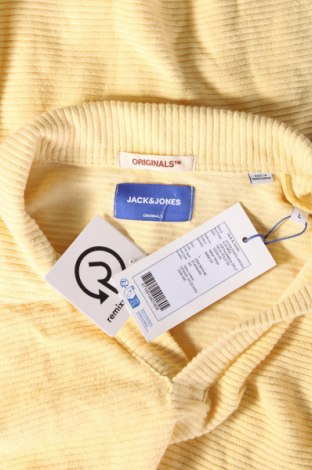 Ανδρικό t-shirt Originals By Jack & Jones, Μέγεθος L, Χρώμα Κίτρινο, Τιμή 11,19 €
