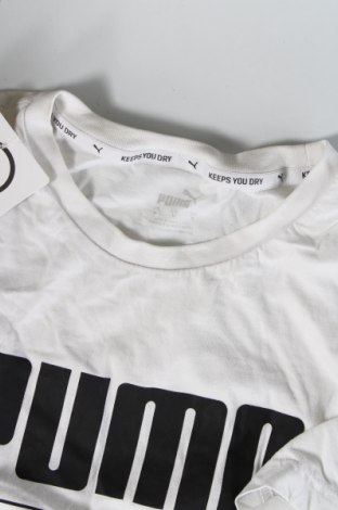 Мъжка тениска PUMA, Размер M, Цвят Бял, Цена 25,00 лв.