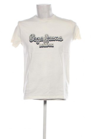 Ανδρικό t-shirt Pepe Jeans, Μέγεθος S, Χρώμα Εκρού, Τιμή 27,43 €