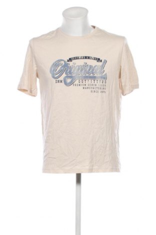 Męski T-shirt Produkt by Jack & Jones, Rozmiar L, Kolor Beżowy, Cena 61,97 zł