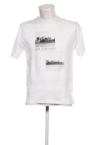 Ανδρικό t-shirt Pull&Bear, Μέγεθος XS, Χρώμα Λευκό, Τιμή 10,82 €