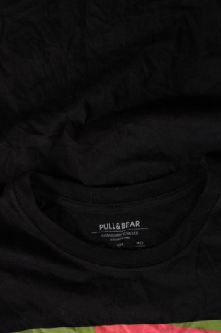 Męski T-shirt Pull&Bear, Rozmiar S, Kolor Czarny, Cena 41,58 zł