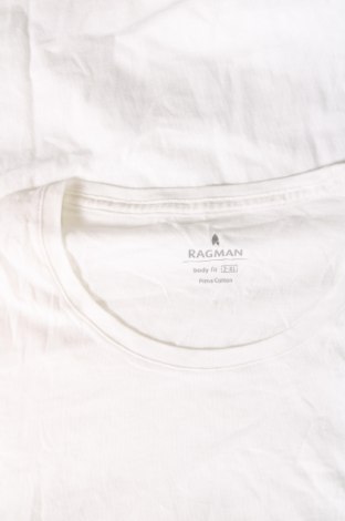 Мъжка тениска Ragman, Размер XXL, Цвят Бял, Цена 13,30 лв.