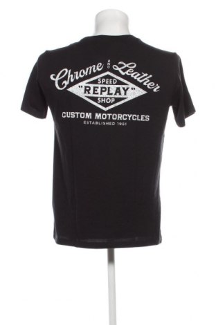 Tricou de bărbați Replay, Mărime L, Culoare Negru, Preț 236,84 Lei