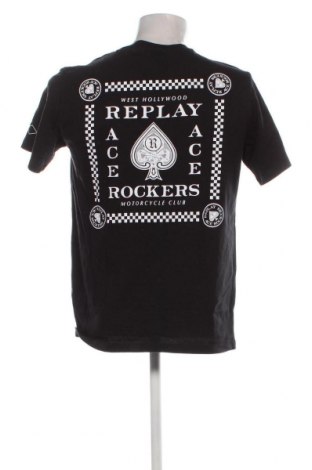 Herren T-Shirt Replay, Größe M, Farbe Schwarz, Preis 37,11 €