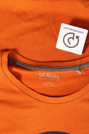 Pánské tričko  S.Oliver, Velikost 3XL, Barva Oranžová, Cena  223,00 Kč
