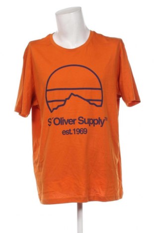 Tricou de bărbați S.Oliver, Mărime 3XL, Culoare Portocaliu, Preț 46,05 Lei