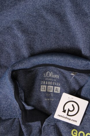 Pánské tričko  S.Oliver, Velikost L, Barva Modrá, Cena  223,00 Kč