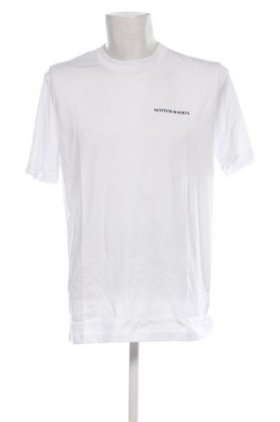 Herren T-Shirt Scotch & Soda, Größe L, Farbe Weiß, Preis € 37,11