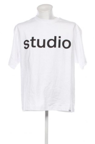 Ανδρικό t-shirt Seidensticker, Μέγεθος L, Χρώμα Λευκό, Τιμή 11,99 €