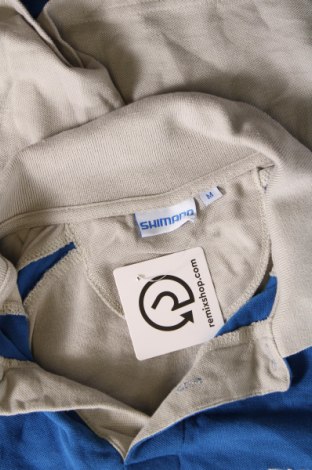 Мъжка тениска Shimano, Размер M, Цвят Син, Цена 15,96 лв.
