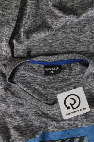 Ανδρικό t-shirt Sports, Μέγεθος XL, Χρώμα Γκρί, Τιμή 7,64 €