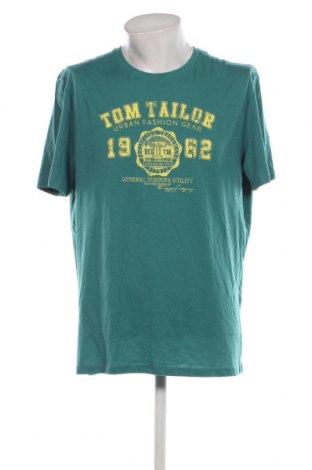Мъжка тениска Tom Tailor, Размер XXL, Цвят Зелен, Цена 14,00 лв.