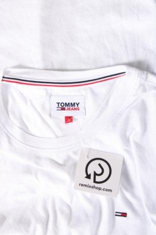 Tricou de bărbați Tommy Jeans, Mărime L, Culoare Alb, Preț 253,29 Lei