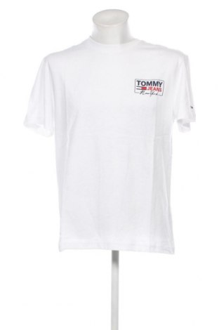 Мъжка тениска Tommy Jeans, Размер L, Цвят Бял, Цена 77,00 лв.