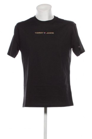 Herren T-Shirt Tommy Jeans, Größe M, Farbe Schwarz, Preis 37,71 €