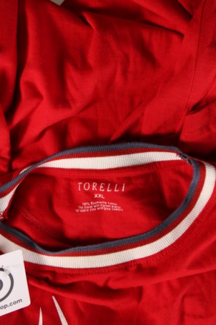 Ανδρικό t-shirt Torelli, Μέγεθος XXL, Χρώμα Κόκκινο, Τιμή 7,64 €