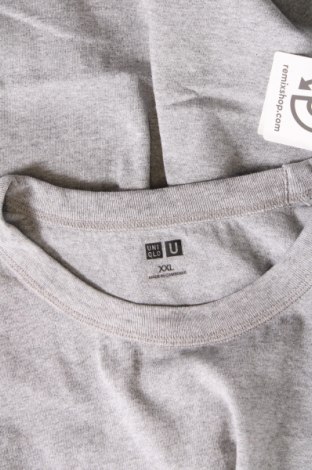 Ανδρικό t-shirt Uniqlo, Μέγεθος XXL, Χρώμα Γκρί, Τιμή 7,16 €