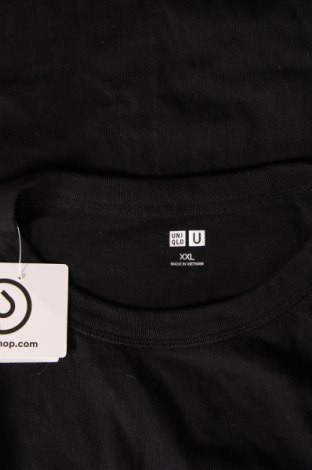 Pánske tričko  Uniqlo, Veľkosť XXL, Farba Čierna, Cena  7,16 €