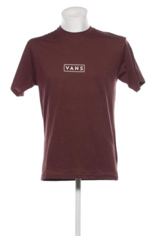 Męski T-shirt Vans, Rozmiar M, Kolor Brązowy, Cena 117,28 zł