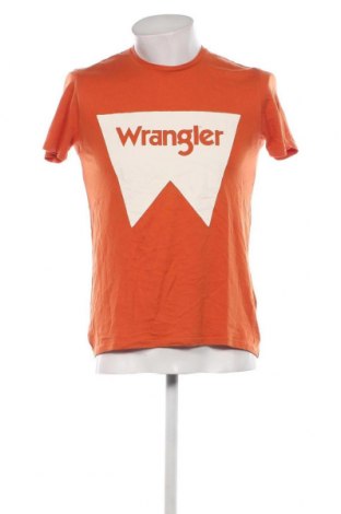 Herren T-Shirt Wrangler, Größe S, Farbe Orange, Preis 17,40 €