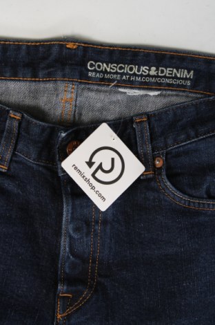 Pánske džínsy  H&M Conscious Collection, Veľkosť M, Farba Modrá, Cena  8,22 €