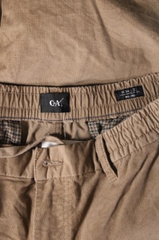 Herren Cordhose C&A, Größe L, Farbe Beige, Preis € 6,05