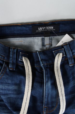 Męskie szorty Savvy Denim, Rozmiar S, Kolor Niebieski, Cena 65,48 zł