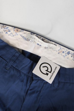Мъжки къс панталон Zara Man, Размер S, Цвят Син, Цена 9,80 лв.