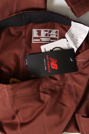 Męskie legginsy New Balance, Rozmiar M, Kolor Brązowy, Cena 112,88 zł