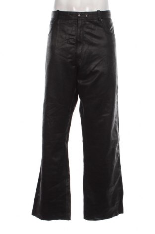 Ανδρικό δερμάτινο παντελόνι, Μέγεθος 3XL, Χρώμα Μαύρο, Τιμή 62,88 €