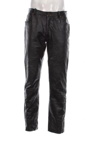 Ανδρικό δερμάτινο παντελόνι, Μέγεθος L, Χρώμα Μαύρο, Τιμή 23,17 €