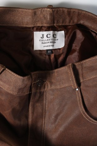 Ανδρικό δερμάτινο παντελόνι Jcc, Μέγεθος M, Χρώμα Καφέ, Τιμή 16,55 €