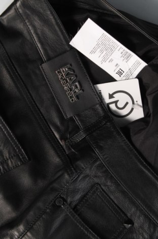 Herren Lederhose Karl Lagerfeld, Größe L, Farbe Schwarz, Preis € 187,29