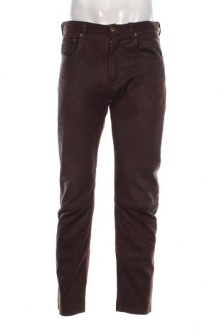 Ανδρικό δερμάτινο παντελόνι Maddox, Μέγεθος M, Χρώμα Καφέ, Τιμή 11,38 €