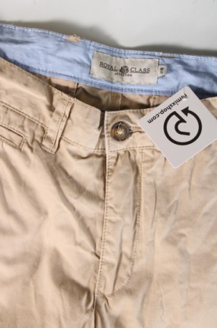 Pánské kožené kalhoty  Royal Class, Velikost M, Barva Béžová, Cena  597,00 Kč
