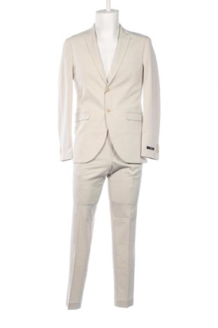 Ανδρικό κοστούμι Jack & Jones, Μέγεθος L, Χρώμα Εκρού, Τιμή 81,96 €